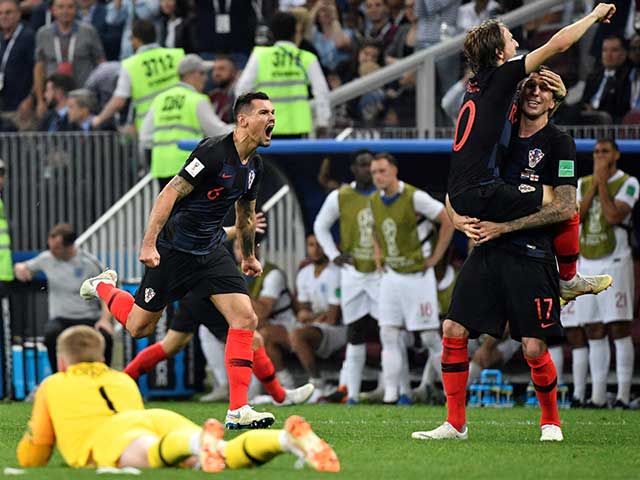 Photo : FIFA World Cup 2018: Croatia Enter First World Cup Final After Foiling England