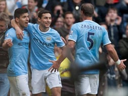 Photo : EPL: Manchester City rout Tottenham, Cardiff hold Manchester United