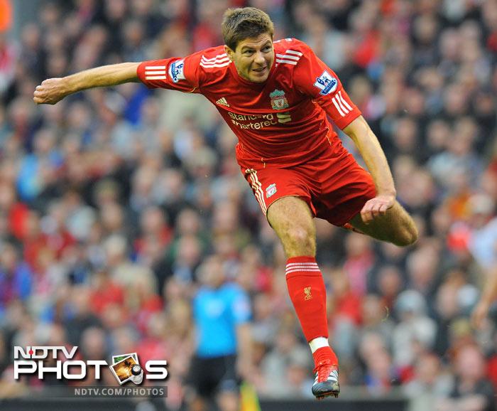 Steven Gerrard registered his return to the English Premier League as he started his first game of the season after a six month lay-off. (AFP Photo) EPL Match-Week 6