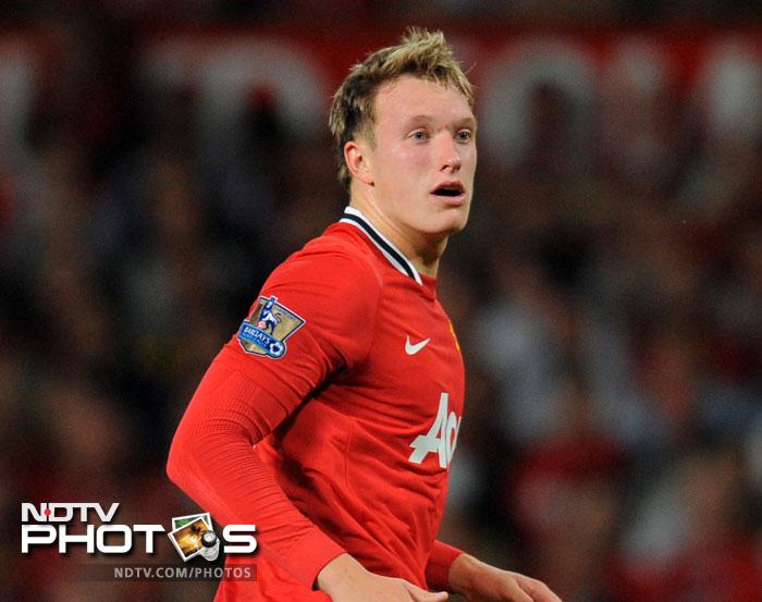 For Manchester United, it was a question of whether their young guns could take them through or not. The Red Devils have seen star defenders Rio Ferfinand, Rafael and Nemanja Vidic sustain injuries which led to the introduction of Phil Jones, Chris Smalling and Johny Evans. (AFP Photo) EPL 2011: Match-Week 2