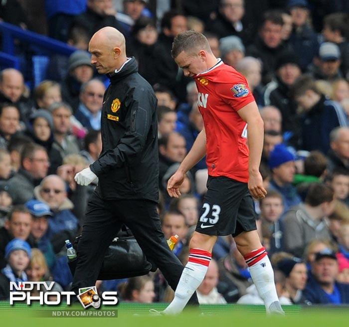 In a bid to restore its pride, United introduced an attacking line-up and added Nemanja Vidic and Tom Cleverley. (AFP Photo) EPL 2011: Match-Week 10