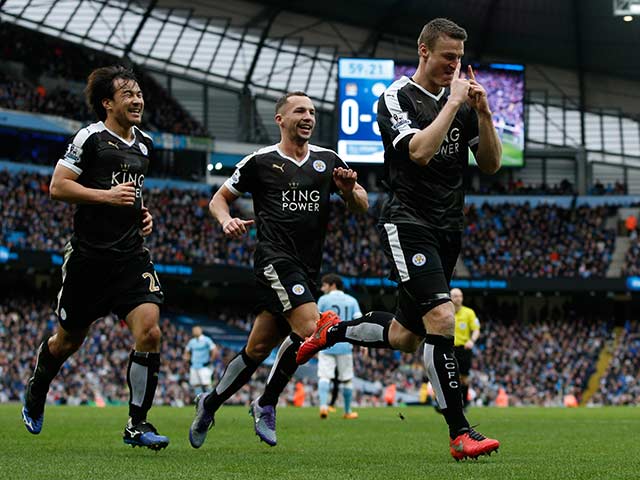 Photo : Leicester City Stun Manchester City to Take Six Point Lead