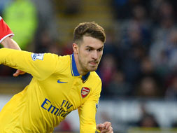 EPL: Ramsey brace sends Arsenal seven clear, West Ham hammer Fulham