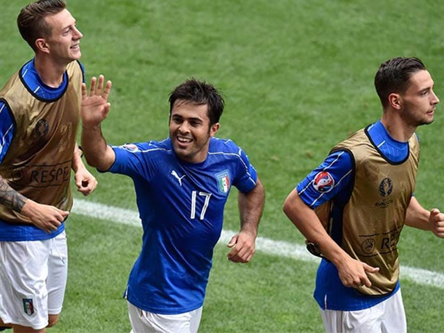 Photo : Euro 2016: Eder's Late Strike Helps Italy Defeat Sweden 1-0