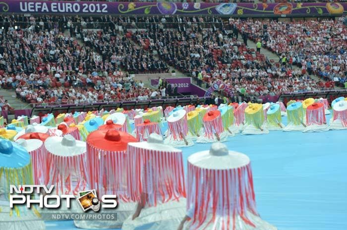 Organisers will be breathing a sigh of relief that the football has finally started, after a turbulent five years since the two countries were surprisingly handed the tournament over Italy and a joint bid from Croatia and Hungary. Euro 2012 gets underway with opening ceremony
