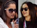 Sania, Sonakshi and Bhajji enjoy Indian GP