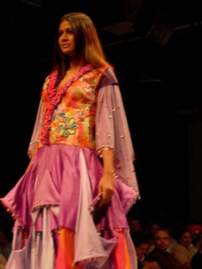 The gracious Carol looks stunning in this Ashish Pandey creation Fashion finale