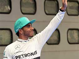 Malaysian Grand Prix: Lewis Hamilton takes poll position
