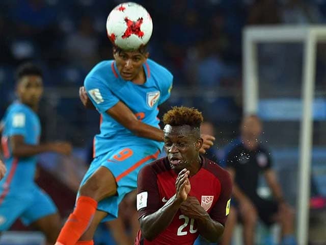 Photo : FIFA U17 वर्ल्‍डकप: अमेरिका से 0-3 से हारी भारतीय टीम