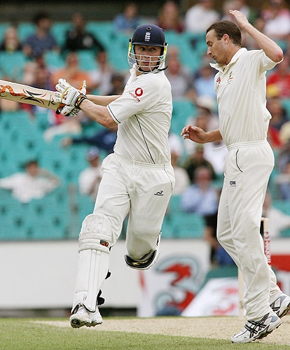 Come 2007 and Flintoff’s fortune started dwindling. He returned the side and toured Australia for the Ashes series. Though Vaughan was the skipper but it was Fred who took the baton from him. It was a disastrous tour as England were thrashed 0-5. (AFP Photo) Andrew Flintoff's 'Test'ing journey