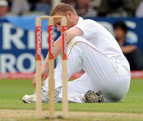 In 2008, he picked up a side strain that ruled him out of the Test series against New Zealand. (AFP Photo) Andrew Flintoff's 'Test'ing journey