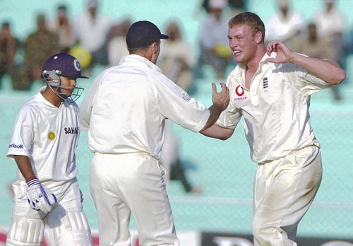 In 2001, Flintoff toured India to bolster the English team for the three-Test series. Where he was successful with the ball. However, he was a disaster as a batsman during that tour. So was his plight that he broke down in the dressing room. (AFP Photo) Andrew Flintoff's 'Test'ing journey