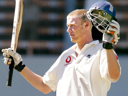 In 2002, Freddie slammed his first fifty in his 13th Test, which was against New Zealand in Christchurch. However, good times didn’t last long and Freddie had to sit out of the side as he picked hernia. He toured Australia for the 2002 Ashes but didn’t play any Test. (AFP Photo) Andrew Flintoff's 'Test'ing journey
