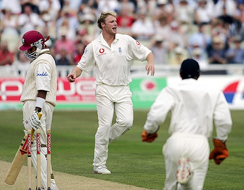 During the prolonged tour of West Indies in 2004, Flintoff played the role of a match-winner with aplomb. He picked 24 wickets and scored 603 runs, bagging the Man of the Series award. (AFP Photo) Andrew Flintoff's 'Test'ing journey