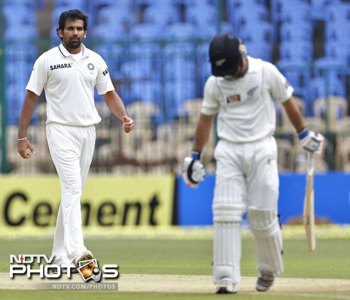 new zealand vs india 2nd test score