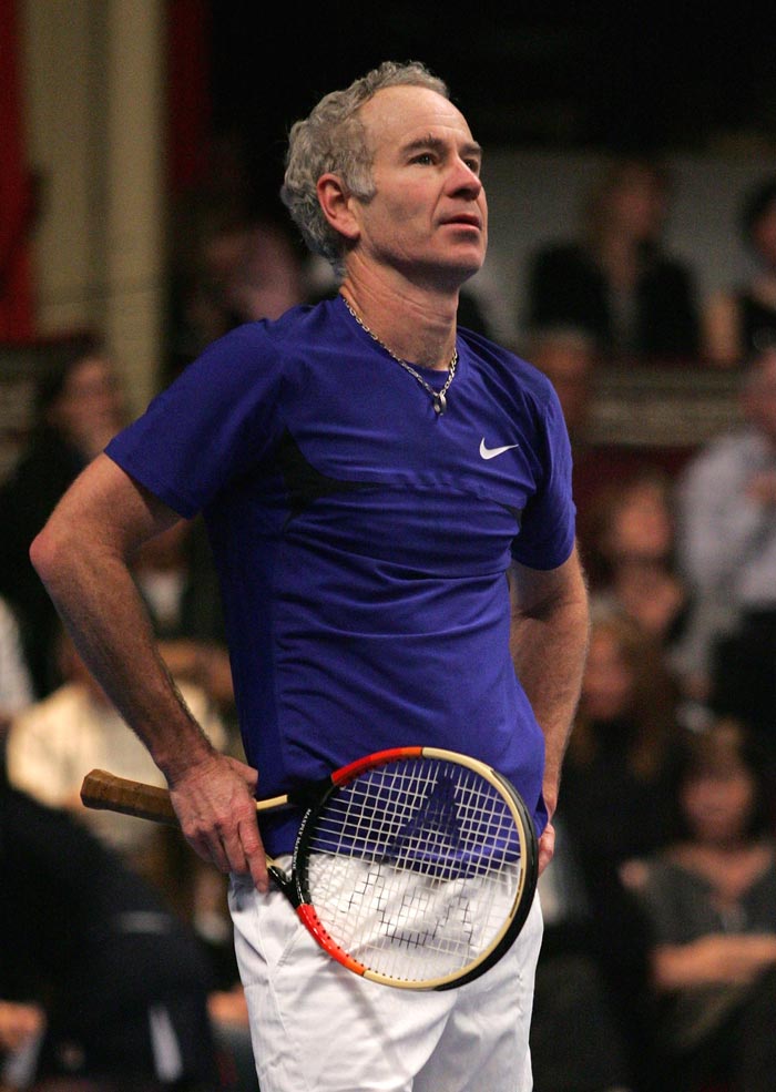 <b>John McEnroe</b><br><br>
With a career consisting of 875 wins and just 198 losses, John McEnroe has one of the highest winning percentages (81.55%) in the World. The American however, never won the French Open, reaching the final once in 1984, also the year which saw him winning his last Grand Slam tournament in the shape of Wimbledon. Greats who found Roland Garros 'French'