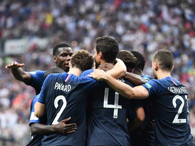 Photo : फ्रांस ने दूसरी बार जीता फीफा वर्ल्‍ड कप, क्रोएशिया को 4-2 से हराया
