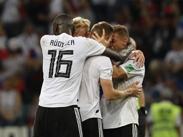 Photo : FIFA World Cup 2018, Day 10: Belgium On Brink Of Last 16, Toni Kroos Rescues Germany