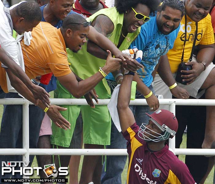 West Indies batsman Ramnaresh Sarwan had admitted that the team was missing Gayle.
<br><br>
The West Indies used three different openers in five matches to partner Lendl Simmons showing the uncertainty in the selection. New look Gayle graces the stands