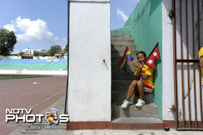 Some 300 local athletes had signed up for the games while 20 gay athletes arrived from countries including the United States, Russia, Japan, France and Bangladesh.