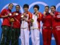 Photo : London 2012: The medal winners on Day 5