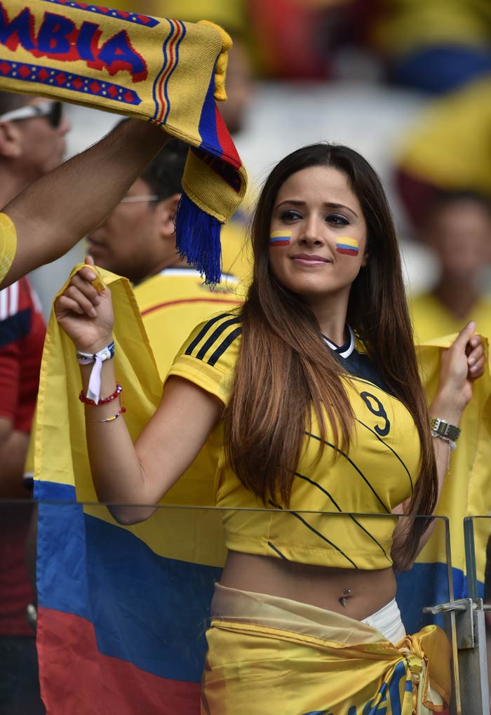 World Cup's 'hottest fan' ready to cheer on Croatia in mini dress