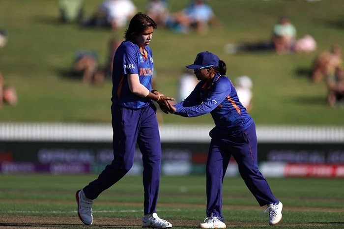 आईसीसी महिला विश्व कप: स्मृति मंधाना, हरमनप्रीत कौर के शानदार प्रदर्शन से भारत ने वेस्टइंडीज को 155 रनों से हराया