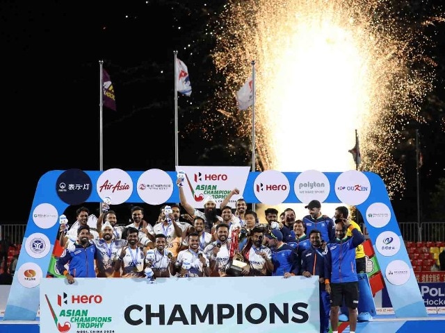 Photo : In Pics: India Lift Record-Extending 5th Asian Champions Trophy Title