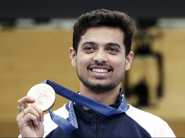 In Pics: Swapnil Kusale Wins Indias 3rd Olympics 2024 Medal