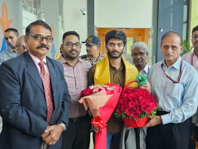 In Pics: World Chess Champion D Gukesh Receives Massive Welcome On Arrival In Chennai