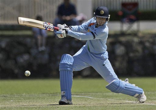 India's Anim Chopra drives a ball against Pakistan during their Women's World Cup cricket match at the Bradman Oval in Bowral on Saturday, March 7, 2009. (AP Photo) WWC: India vs Pakistan