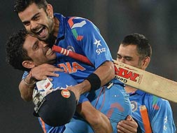 Photo : World T20: Virat Kohli helps India storm into final