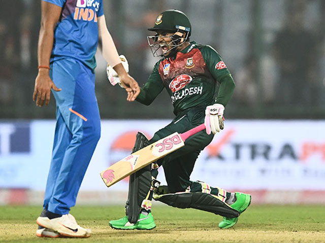 1st T20I: Mushfiqur Rahim Fifty Helps Bangladesh Beat India By 7 Wickets