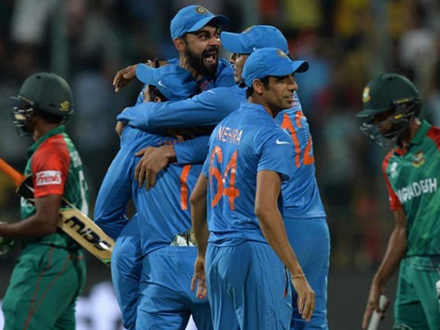 Photo : World Twenty20: India Stay Alive With Thrilling One-Run Win Over Bangladesh