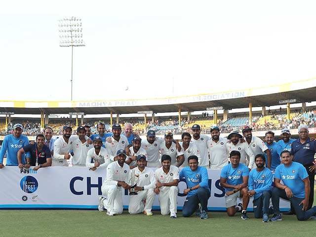 Photo : फिर चला अश्विन का जादू, टीम इंडिया ने न्यूजीलैंड को 3-0 से रौंदा