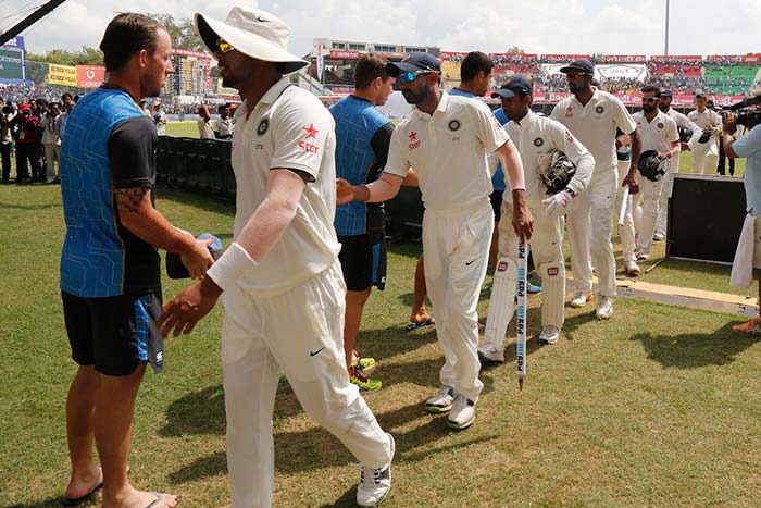 INDvsNZ: टीम इंडिया ने जीता 500वां टेस्ट, अश्विन की फिरकी में उलझे कीवी