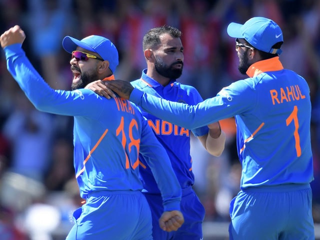 Photo : वर्ल्‍ड कप 2019: वेस्टइंडीज को हराकर भारत ने जारी रखा अपना विजय क्रम