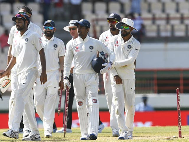 Photo : तीसरा टेस्ट: गेंदबाजों ने दिलाई भारत को वेस्ट इंडीज पर बड़ी जीत