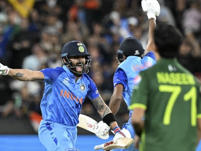 Photo : India Edge Past Pakistan In Last-Ball Thriller In T20 World Cup