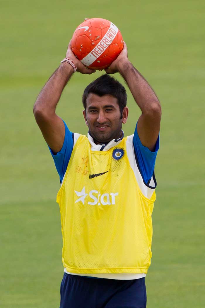 Cheteshwar Pujara will also have to play to his potential when he comes to bat at number three.