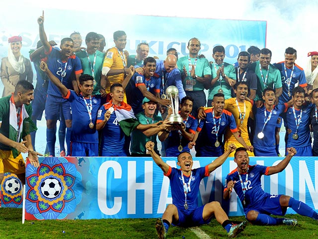 Photo : SAFF Cup: India Extract Revenge to Sink Afghanistan in Final