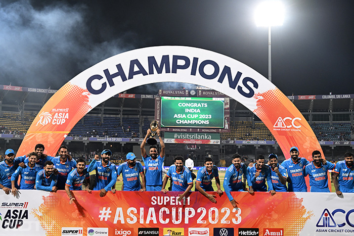 श्रीलंका को फाइनल में हराकर भारत बना आठवीं बार एशिया कप चैंपियन