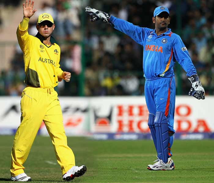 India have won just two of their nine matches against Australia in World Cups. Times however, have changed and so have the players and their forms as the two teams get set to lock horns again on Thursday. Reflecting on the previous encounters though, may still provide a point of reference to this understated rivalry in international cricket.(Getty Images and AFP) Reviving the riveting rivalry