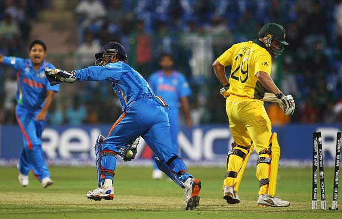 MS Dhoni's side have already beaten the Aussies in the warm up fixture by 38 runs. The two teams may have assessed each others game but expect them to come out all guns blazing at Ahmedabad as the stakes are raised to jingoistic levels. (Getty Images) Reviving the riveting rivalry