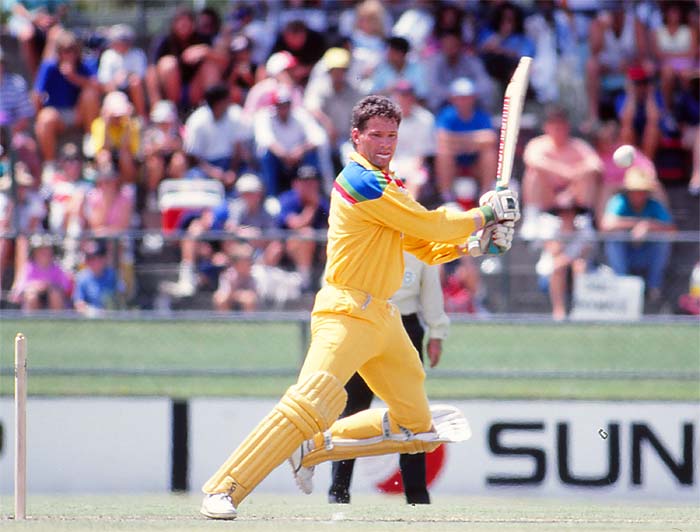 Dean Jones hit a patient 90 to take Australia to a decent total but it was Tom Moody's three-wicket haul that dented the Indian batting. This after Mohammad Azharuddin was run out on a threatening personal score of 93. (Getty Images) Reviving the riveting rivalry