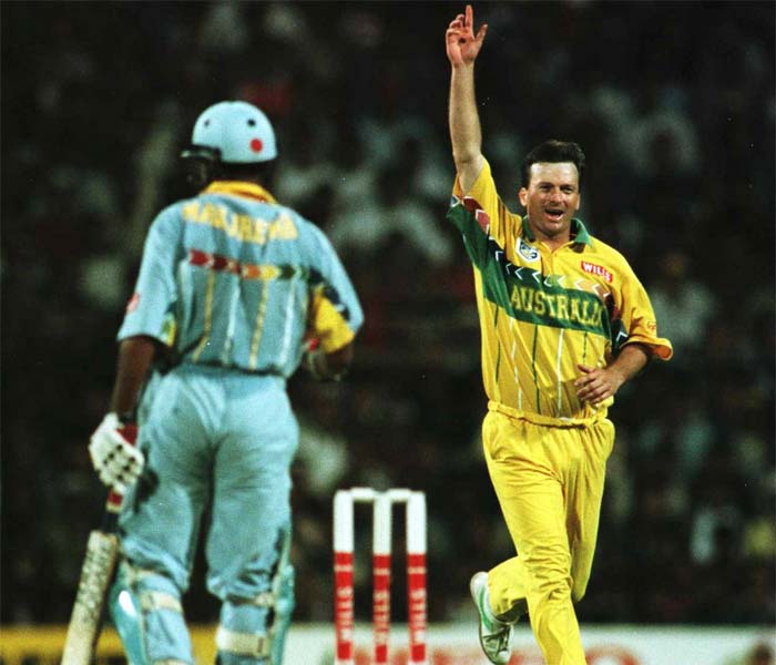 <b>27th February, 1996:</b> Wankhede hosted the league match between India and Australia. Despite home advantage, India could not register a win as Australia took full points, courtesy a 16-run win. (Getty Images) Reviving the riveting rivalry