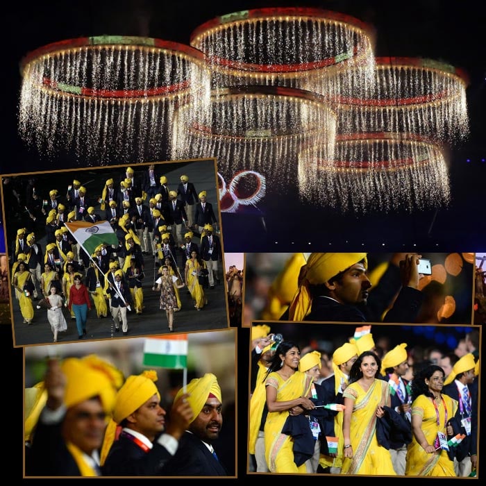 Olympic Opening Ceremony Indians march proud Photo Gallery