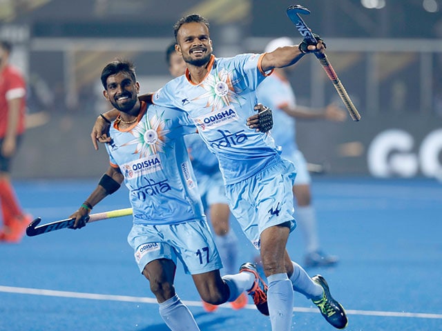 Photo : India Thrash Canada To Qualify For Quarterfinals Of Hockey World Cup