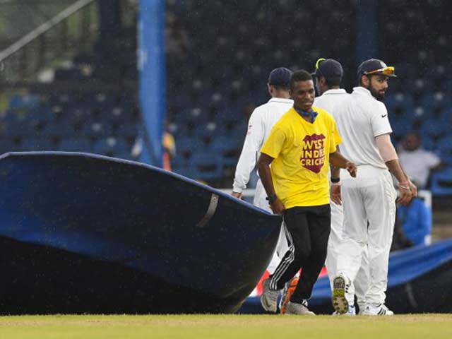 Photo : Trinidad Test: Rain Denies India Upper Hand Against West Indies On Day 1