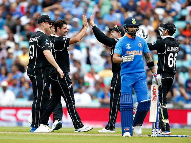 Photo : विश्व कप 2019: अभ्यास मैच में न्यूजीलैंड ने भारत को 6 विकेट से हराया